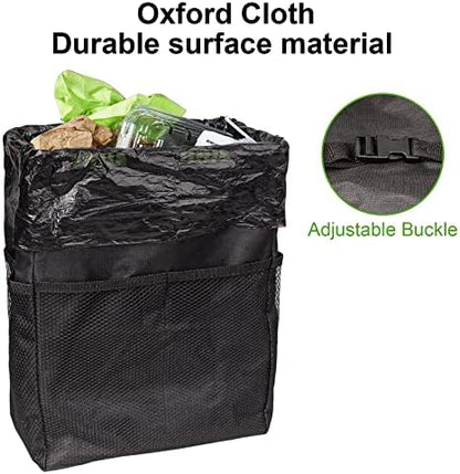 Car Trash Can, Car Trash Bag Hanging, 3.5 Gallons Ultra Large Capacity - Image 5