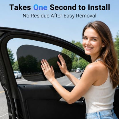 Car Window Shade Static Cling, Roll Windows Down - Image 6