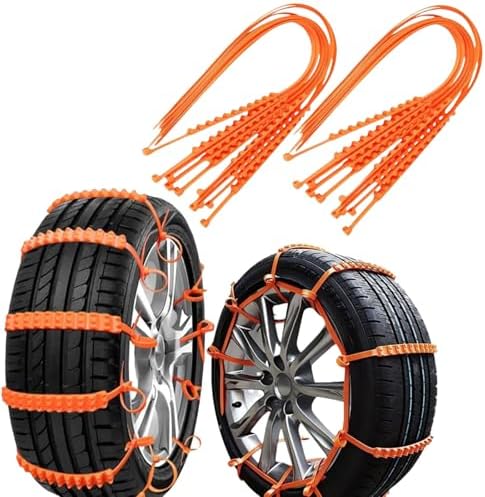 20 PCS Strap anti-skid chain Snow Tire Chains Nylon Snow Straps Emergency by Mytkoj