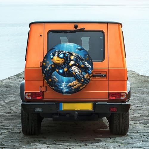Sea Turtle Spare Tire Cover Weatherproof Wheel Protectors Universal Wheel Covers - Image 6