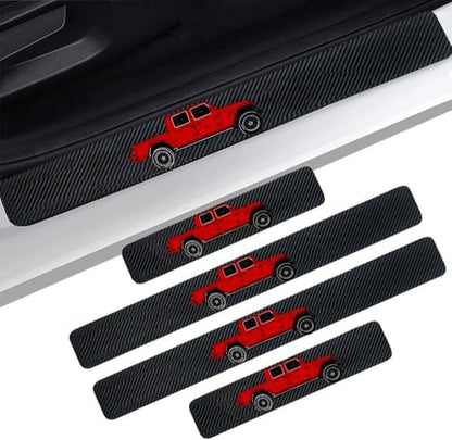 4 Pieces Car Door Sill Protector fit by Unknown