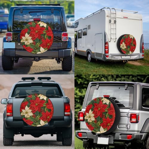 Christmas Spare Tire Cover Waterproof Dust-Proof Spare Wheel Covers - Image 6
