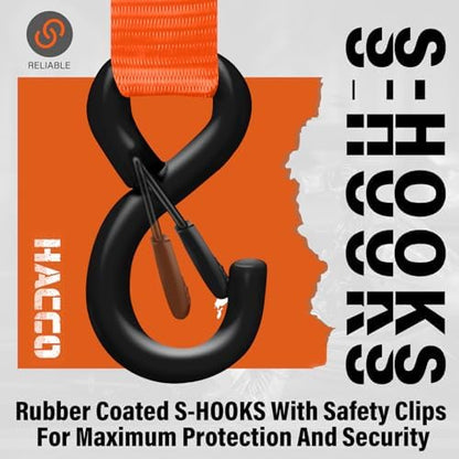 Haccoplanet Ratchet Tie Down Straps, 1 in x 16 ft - Image 3