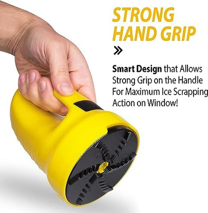 ZONETECH Electric Snow Ice Scraper USB Rechargeable 2-Pack - Image 4