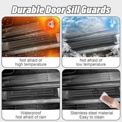 Door Sill Protector for Ford Ranger 2024-2026 Door Sill Guard - Image 4