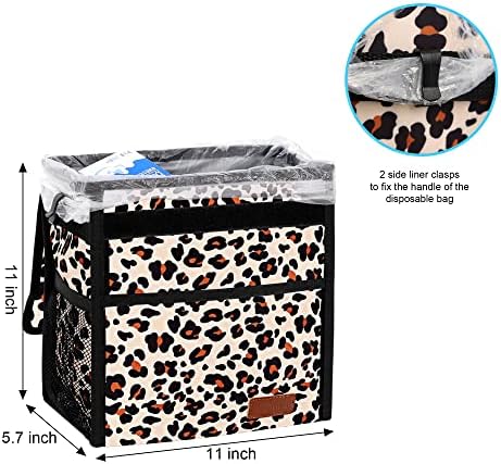 Femuar Leak Proof Car Trash Bag Large Capacity Waterproof Garbage Can - Image 2