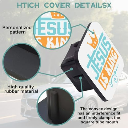 Trailer Hitch Cover, Jesus Christ Tow Hitch Cover - Image 4