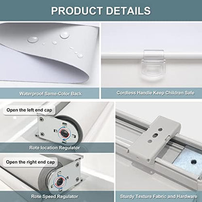 AOSKY Blackout Cordless Roller Shade - Image 7
