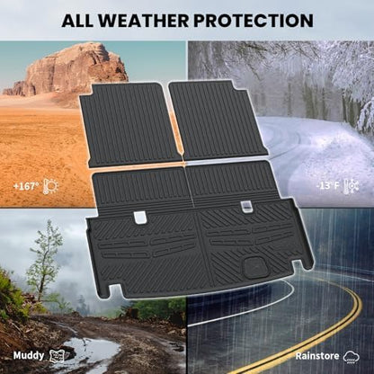 LASFIT Cargo & Backrest Mats for Mercedes Benz GLS 2017-2019 & GL 2013-2016 - Image 4