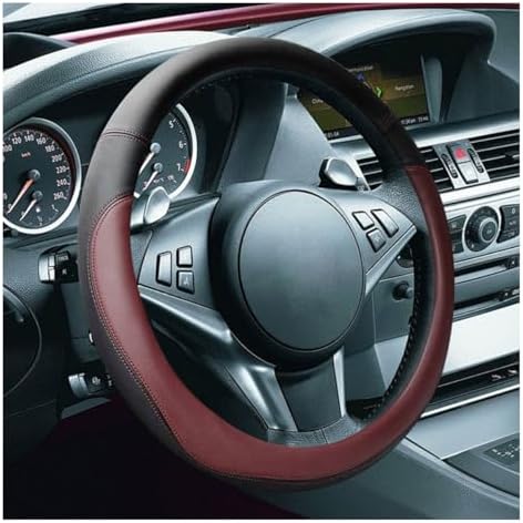 LAINLOY 15" Car Steering Wheel Cover, Microfiber Leather Cover - Image 2