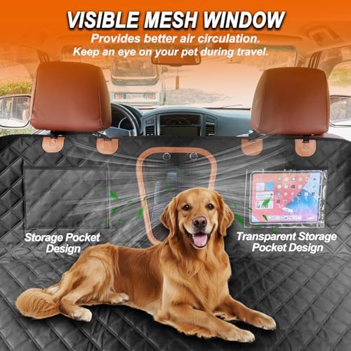 Back Seat Extender for Dogs, Sturdy Dog Car Seat Cover - Image 3