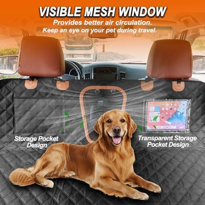 Back Seat Extender for Dogs, Sturdy Dog Car Seat Cover - Image 3