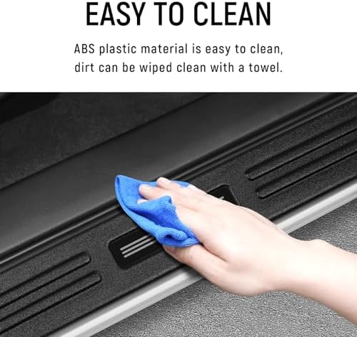 4PCS Door Sill Protector for Honda CRV 2017-2022 Hybrid Accessories Matte Black - Image 3