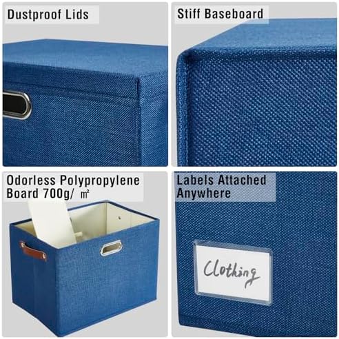 17" Large Fabric Storage Box - Image 4
