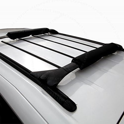 Pair Universal Roof Top Rack Carrier Protection Cushion Wrap Cross Bar Round by LT+Sport