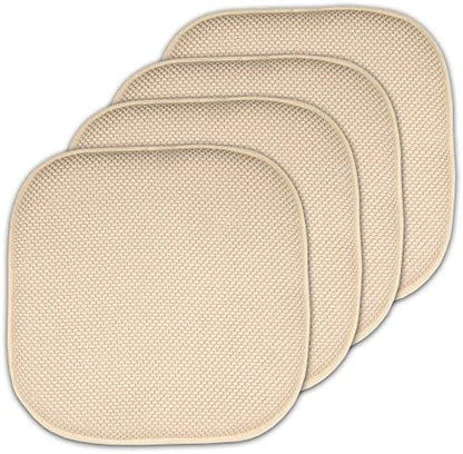 Sweet Home Collection Memory Foam Honeycomb Nonslip Back 16" x16" Chair/Seat by SweetHomeCollection