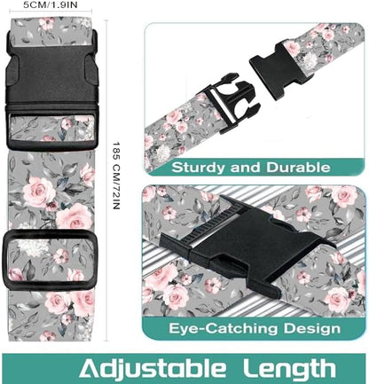 Luggage Straps for Suitcases Travel Belt Accessories, Cute Suitcase Strap - Image 5