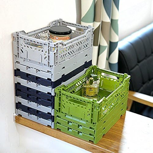 2 x AY-KASA Collapsible Storage Bin Container Basket Tote, Folding Basket CRATE - Image 7