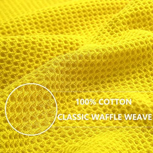 Homaxy 100% Cotton Waffle Weave Kitchen Dish Cloths 12-Pack - Image 2