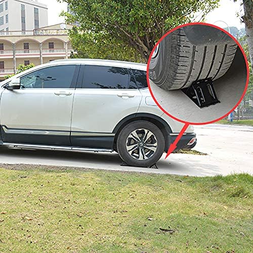 YOKOKO 2 PCS Wheel Chocks, Heavy Duty Metal Wheel Chock Blocks Foldable Tire - Image 6