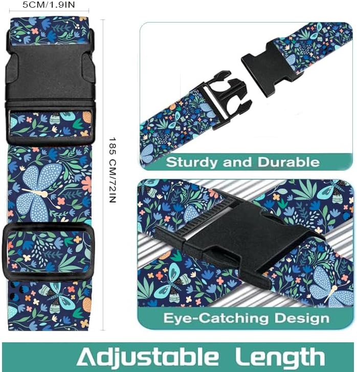 Luggage Straps for Suitcases Travel Belt Accessories, Cute Suitcase Strap - Image 5