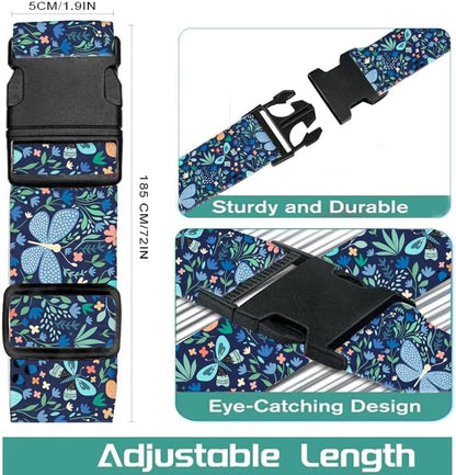 Luggage Straps for Suitcases Travel Belt Accessories, Cute Suitcase Strap - Image 5