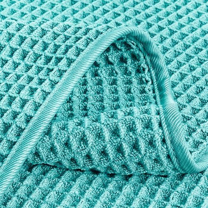 POLYTE 430 GSM Poly Blend Microfiber Quick Dry Waffle Hand Towel, 16x30 in - Image 4
