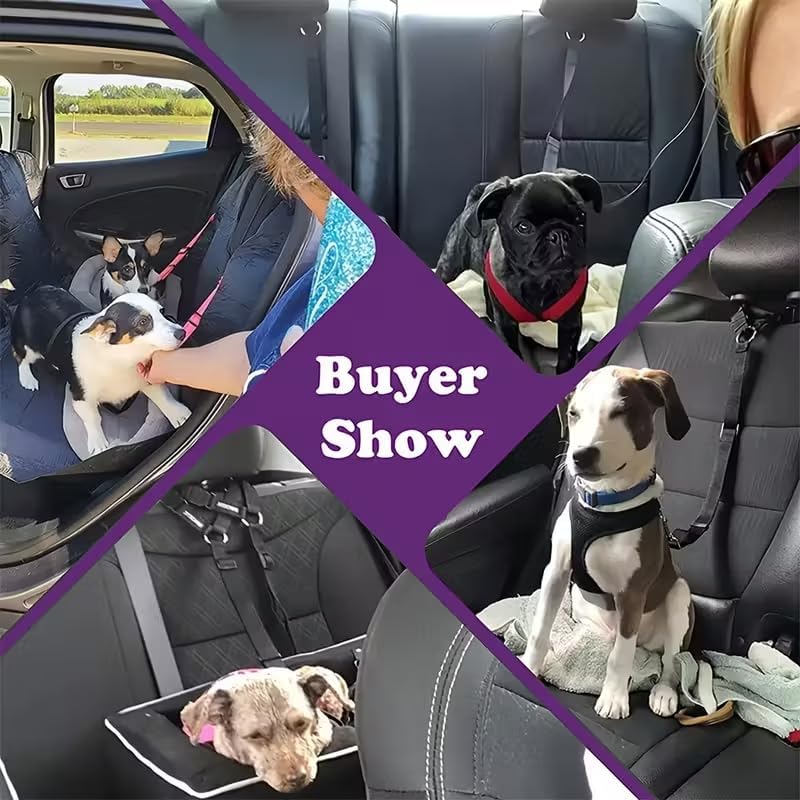 Pet Dog Cat Seat Belts Adjustable Safety Leads Vehicle Seatbelt Harness Car - Image 6
