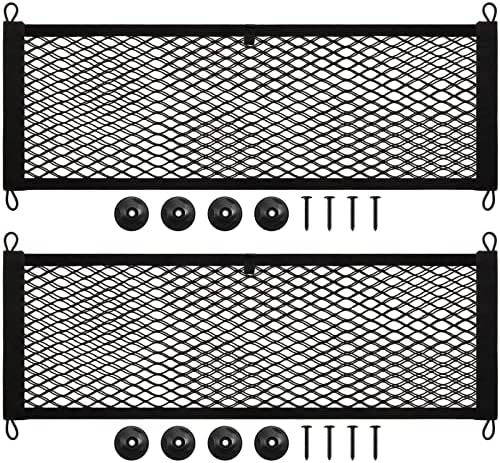 Frienda 4 Pcs Small Cargo Net Boat Storage Mesh Netting, 29 X 9.8 Inches by Frienda