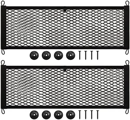 Frienda 4 Pcs Small Cargo Net Boat Storage Mesh Netting, 29 X 9.8 Inches by Frienda