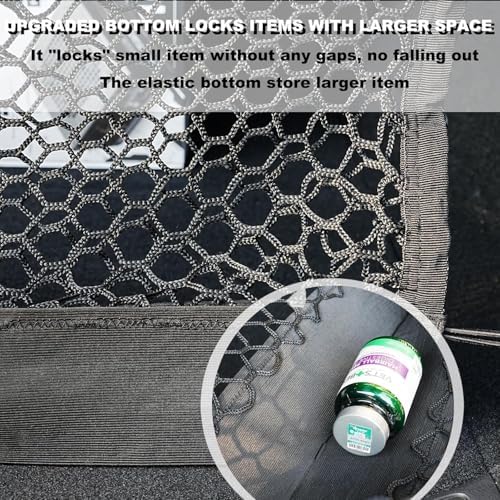 Cargo Net for Toyota Tundra Pickup Trunk Car Rear Tailgate Touring Netting - Image 4