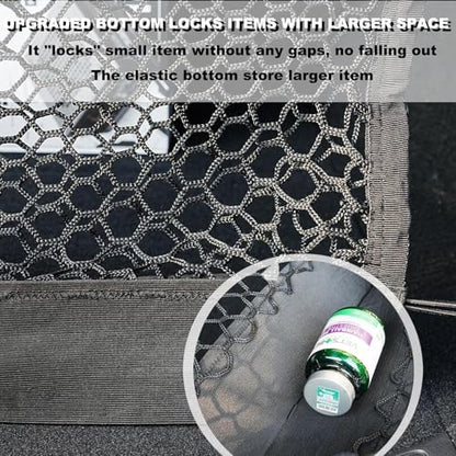 Cargo Net for Toyota Tundra Pickup Trunk Car Rear Tailgate Touring Netting - Image 4