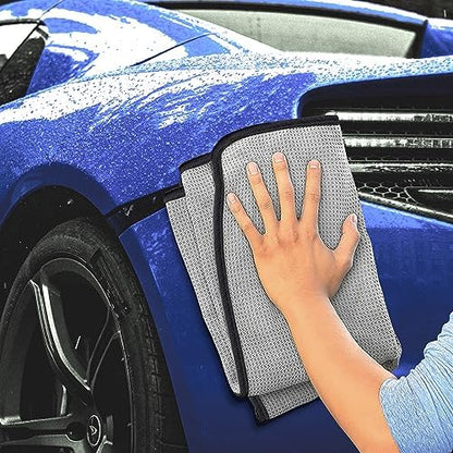 Zwipes Auto 879-12 Professional Microfiber Waffle Drying Towel, 25 in. x 35 in - Image 5