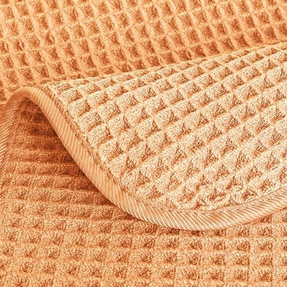 POLYTE 430 GSM Poly Blend Microfiber Quick Dry Waffle Hand Towel, 16x30 in - Image 5