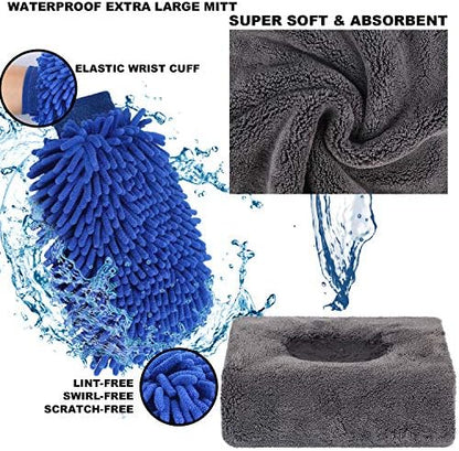 22Pcs Car Wash Cleaning Tools Kit Car Detailing Set - Image 3