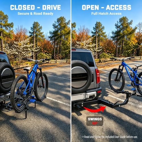 Swing Away Hitch Adapter PRO, 350 lb Capacity, Fits 2-Inch Receiver - Image 6