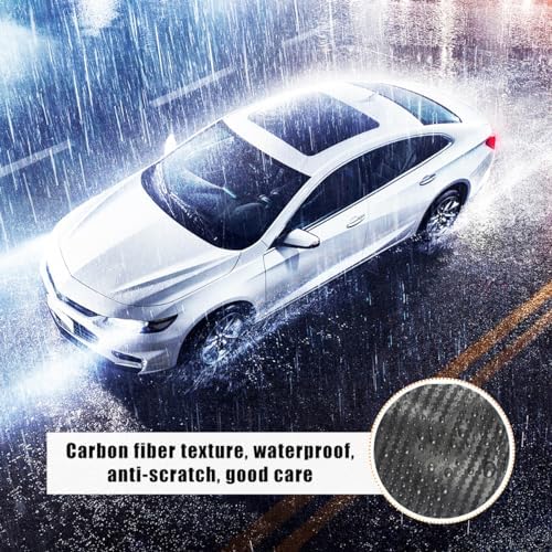 Ohleats 4 PCS Car Door Sill Protectors, Anti Scratch Carbon Fiber Auto - Image 6