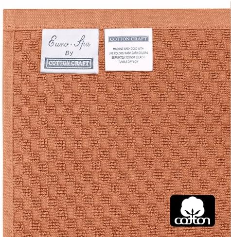 COTTON CRAFT Euro Spa Waffle Wash Cloth - Image 7