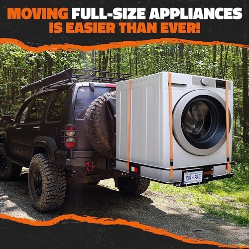 Mockins 40"x40"x6" Heavy-Duty Square Trailer Hitch Cargo Carrier 500 Lb Cap - Image 4