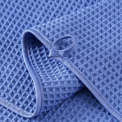 Microfiber Waffle Bath Towels, 4 Pieces, Fast Drying, Lint Free 430 GSM - Image 3