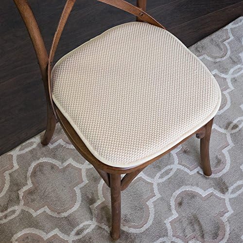 Sweet Home Collection Memory Foam Honeycomb Nonslip Back 16" x16" Chair/Seat - Image 5