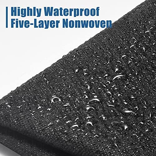 SYERAL Tire Covers Set of 4, Upgraded 5 Layer Nonwoven RV Wheel Covers - Image 2