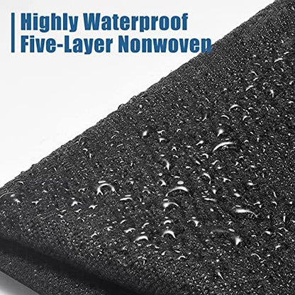 SYERAL Tire Covers Set of 4, Upgraded 5 Layer Nonwoven RV Wheel Covers - Image 2