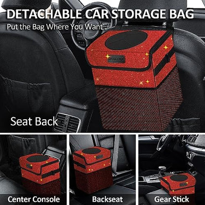 Car Trash Can, Cute Mini Trash Bag - Image 3