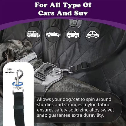 Pet Dog Cat Seat Belts Adjustable Safety Leads Vehicle Seatbelt Harness Car - Image 5
