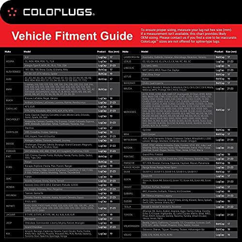 ColorLugs Vinyl Lug Nut Cover | Black | Flexible Fit Wheel Lug Nut Cap | Fits - Image 4