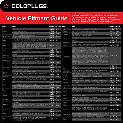 ColorLugs Vinyl Lug Nut Cover | Black | Flexible Fit Wheel Lug Nut Cap | Fits - Image 4