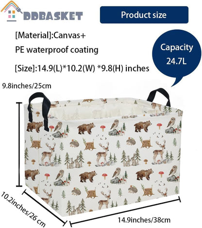Rectangle Animal Basket Cute Storage Bin Organizer Box - Image 2