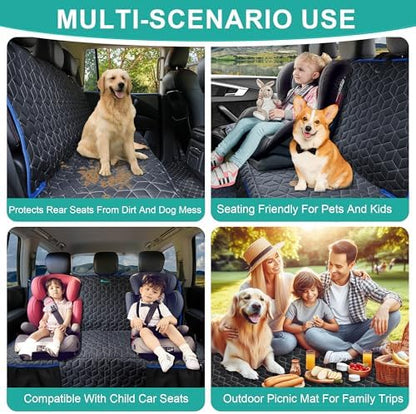 Meginc Back Seat Cover for Dogs, Washable Bench Seat Covers for Trucks - Image 5