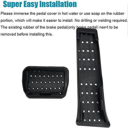 LEXLEY 2PCS Aluminum Brake Gas Pedal Covers - Image 6
